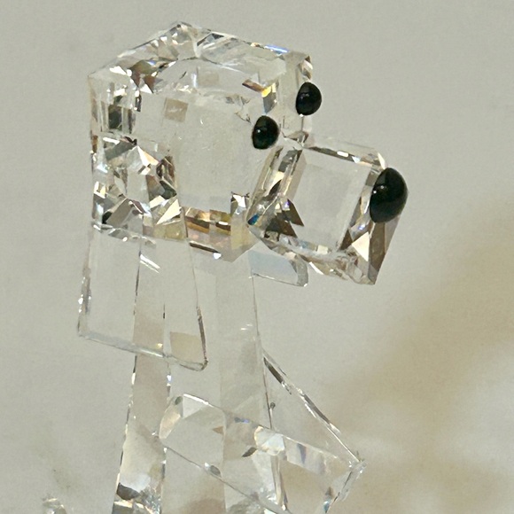 SWAROVSKI Genuine Retired Vintage Crystal Pluto Dog Figurine Height 6.5cm No Box - Picture 4 of 9